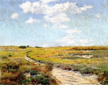  Afternoon Painting - Sunny Afternoon Shinnecock Hills William Merritt Chase